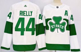 Cheap Men\'s Toronto Maple Leafs #44 Morgan Rielly White St Patricks Authentic Jersey