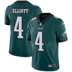 Wholesale Cheap Nike Eagles #4 Jake Elliott Midnight Green Team Color Men\'s Stitched NFL Vapor Untouchable Limited Jersey