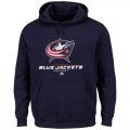 Wholesale Cheap Columbus Blue Jackets Majestic Big & Tall Critical Victory Pullover Hoodie Navy Blue