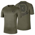 Wholesale Cheap Arizona Cardinals #13 Christian Kirk Olive 2019 Salute To Service Sideline NFL T-Shirt