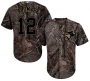 Wholesale Cheap Blue Jays #12 Roberto Alomar Camo Realtree Collection Cool Base Stitched Youth MLB Jersey