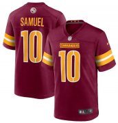 Wholesale Cheap Men's Washington Commanders #10 Curtis Samuel 2022 Burgundy Game Stitched Jersey