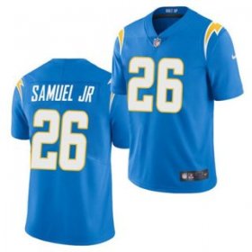 Wholesale Cheap Men\'s Blue Los Angeles Chargers #26 Asante Samuel Jr. Vapor Untouchable Limited Stitched Jersey