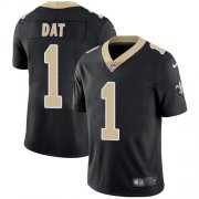 Wholesale Cheap Nike Saints #1 Who Dat Black Team Color Men's Stitched NFL Vapor Untouchable Limited Jersey