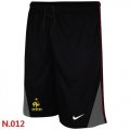 Wholesale Cheap Nike France 2014 World Soccer Performance Shorts Black