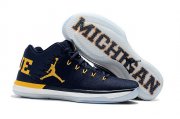 Wholesale Cheap Air Jordan 31 Low Michigan Dark Blue/Yellow-White