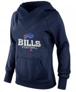 Wholesale Cheap Women's Buffalo Bills Big & Tall Critical Victory Pullover Hoodie Navy Blue