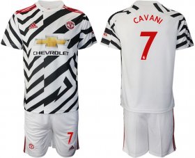 Wholesale Cheap Men 2020-2021 club Manchester united away 7 white Soccer Jerseys1