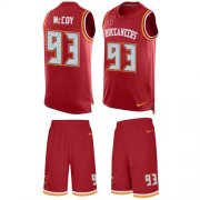 Wholesale Cheap Nike Buccaneers #93 Gerald McCoy Red Team Color Men's Stitched NFL Limited Tank Top Suit Jersey