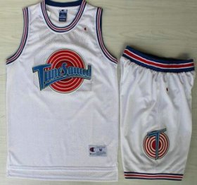 Wholesale Cheap NBA Space Jam #23 Michael Jordan White Revolution 30 Swingman Jersey Short Suits