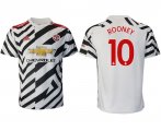 Wholesale Cheap Men 2020-2021 club Manchester United away aaa version 10 white Soccer Jerseys