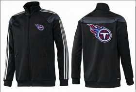 Wholesale Cheap NFL Tennessee Titans Team Logo Jacket Black_2