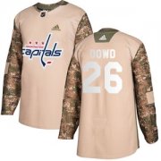 Wholesale Cheap Men's Washington Capitals #26 Nic Dowd Adidas Authentic Veterans Day Practice Jersey - Camo