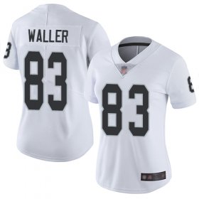 Wholesale Cheap Nike Raiders #83 Darren Waller White Women\'s Stitched NFL Vapor Untouchable Limited Jersey