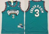 Wholesale Cheap Memphis Grizzlies #3 Shareef Abdur-Rahim ABA Hardwood Classics Green Throwback Swingman Jersey