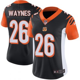 Wholesale Cheap Nike Bengals #26 Trae Waynes Black Team Color Women\'s Stitched NFL Vapor Untouchable Limited Jersey