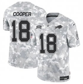 Cheap Men\'s Buffalo Bills #18 Amari Cooper 2024 F.U.S.E. Arctic Camo Salute to Service Limited Football Stitched Jersey