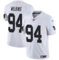 Cheap Men's Las Vegas Raiders #94 Christian Wilkins White Vapor Football Stitched Jersey