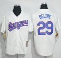 Wholesale Cheap Rangers #29 Adrian Beltre White Cooperstown Stitched MLB Jersey