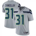 Wholesale Cheap Nike Seahawks #31 Kam Chancellor Grey Alternate Men's Stitched NFL Vapor Untouchable Limited Jersey