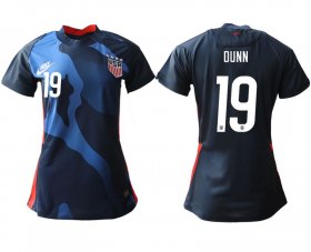 Wholesale Cheap Women 2020-2021 Season National Team America away aaa 19 blue Soccer Jerseys