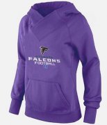 Wholesale Cheap Women's Atlanta Falcons Big & Tall Critical Victory Pullover Hoodie Purple