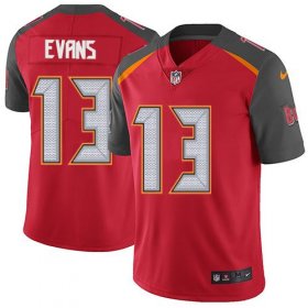 Wholesale Cheap Nike Buccaneers #13 Mike Evans Red Team Color Men\'s Stitched NFL Vapor Untouchable Limited Jersey