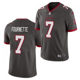 Wholesale Cheap Men\'s Tampa Bay Buccaneers #7 Leonard Fournette Gray Vapor Untouchable Limited Stitched Jersey