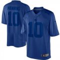 Wholesale Cheap Nike Giants #10 Eli Manning Royal Blue Men's Stitched NFL Drenched Limited Jersey