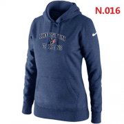 Wholesale Cheap Women's Nike Houston Texans Heart & Soul Pullover Hoodie Dark Blue