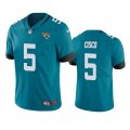 Cheap Men's Jacksonville Jaguars #5 Andre Cisco Teal Vapor Untouchable Limited Stitched Jersey