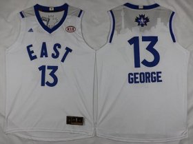 Wholesale Cheap 2015-16 NBA Eastern All-Stars Men\'s #13 Paul George Revolution 30 Swingman White Jersey