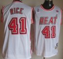 Wholesale Cheap Miami Heat #41 Glen Rice White Swingman Throwback Jersey