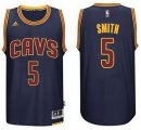 Wholesale Cheap Men's Cleveland Cavaliers #5 J.R. Smith Revolution 30 Swingman 2014 New Navy Blue Jersey