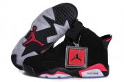 Wholesale Cheap Air Jordan 6 (VI) Retro Women Infrared Shoes black/Infrared