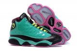 Wholesale Cheap Air Jordan 13 DB Doernbecher Green/black-pink