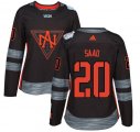 Wholesale Cheap Team North America #20 Brandon Saad Black 2016 World Cup Women's Stitched NHL Jersey