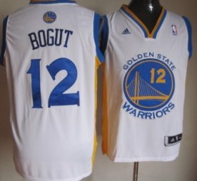 Wholesale Cheap Golden State Warriors #12 Andrew Bogut Revolution 30 Swingman White Jersey