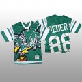 Wholesale Cheap NFL Philadelphia Eagles #88 Dallas Goedert Green Men's Mitchell & Nell Big Face Fashion Limited NFL Jersey