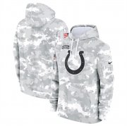 Men's Indianapolis Colts 2024 Arctic Camo Salute To Service Club Fleece Pullover Hoodie