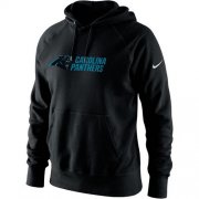 Wholesale Cheap Men's Carolina Panthers Nike Black Lockup Pullover Hoodie