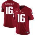 Wholesale Cheap Washington State Cougars 16 Gardner Minshew II Red College Football Jersey