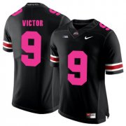 Wholesale Cheap Ohio State Buckeyes 9 Binjimen Victor Black 2018 Breast Cancer Awareness College Football Jersey