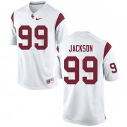 Wholesale Cheap Men #99 Drake Jackson USC Trojans College Football White Jerseys