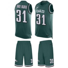 Wholesale Cheap Nike Eagles #31 Nickell Robey-Coleman Green Team Color Men\'s Stitched NFL Limited Tank Top Suit Jersey