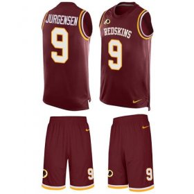 Wholesale Cheap Nike Redskins #9 Sonny Jurgensen Burgundy Red Team Color Men\'s Stitched NFL Limited Tank Top Suit Jersey