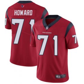 Wholesale Cheap Nike Texans #71 Tytus Howard Red Alternate Men\'s Stitched NFL Vapor Untouchable Limited Jersey