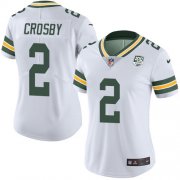 Wholesale Cheap Nike Packers #2 Mason Crosby White Women's 100th Season Stitched NFL Vapor Untouchable Limited Jersey