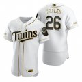 Wholesale Cheap Minnesota Twins #26 Max Kepler White Nike Men's Authentic Golden Edition MLB Jersey