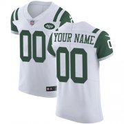 Wholesale Cheap Nike New York Jets Customized White Stitched Vapor Untouchable Elite Men's NFL Jersey